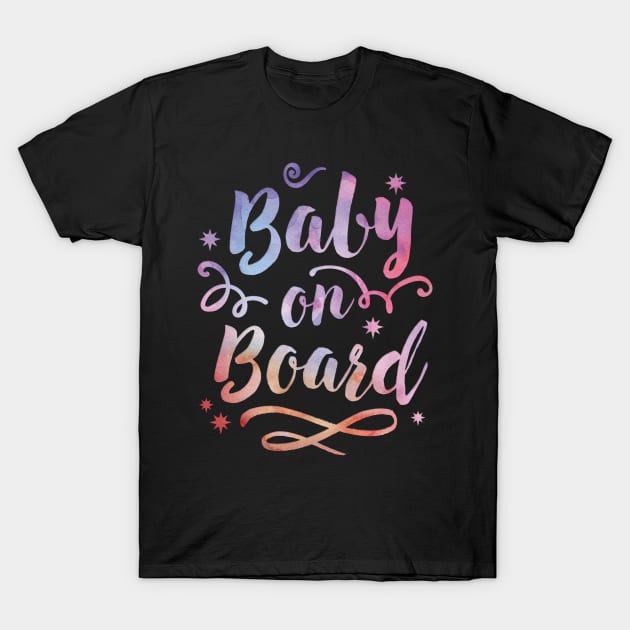 Baby on Board T-Shirt by CheesyB